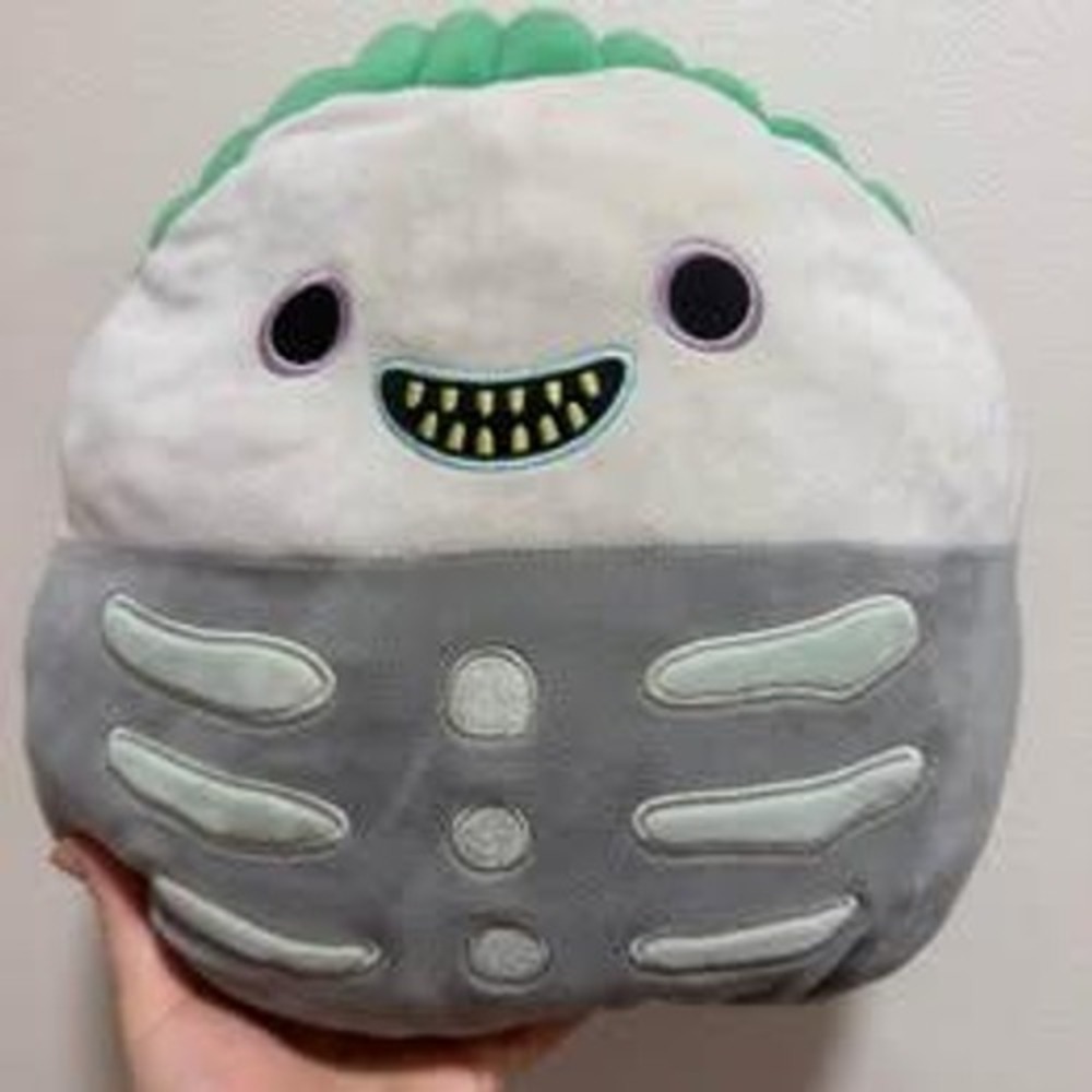 Squishmallow Barrel /‎ Gram 12" Plush – Disney Nightmare Before Christmas Gray